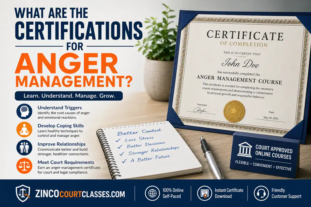 What Are the Certifications for Anger Management - Complete Guide to Anger Management Certificates for Court