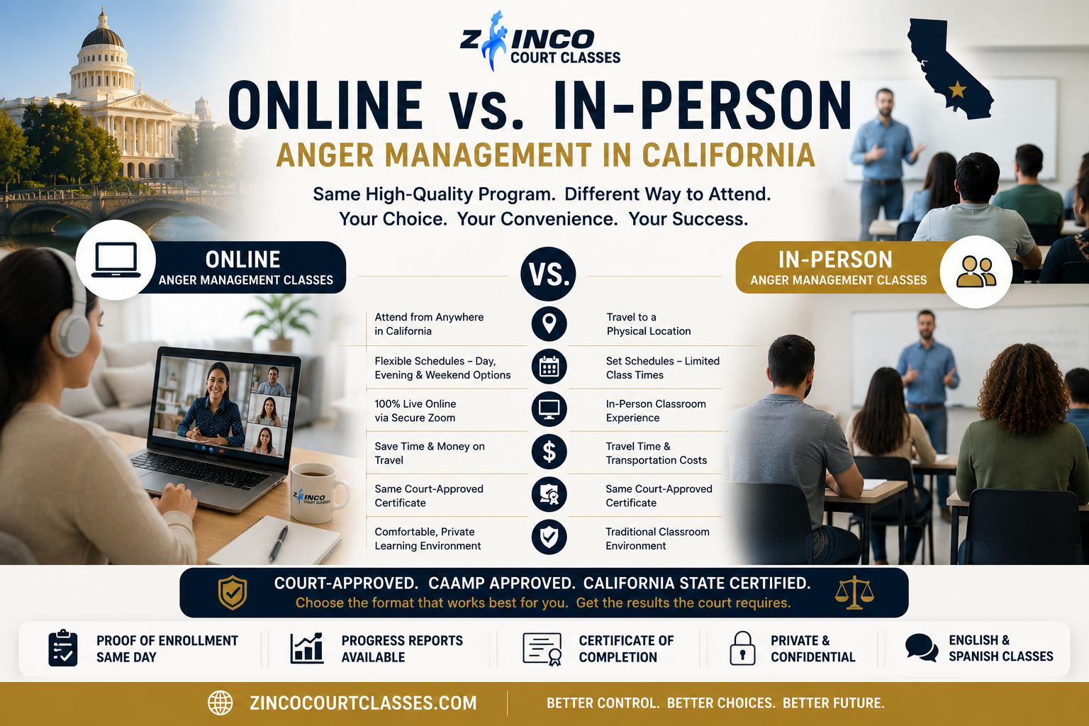 Online vs. In-Person Anger Management in California: Which Does the Court Prefer?