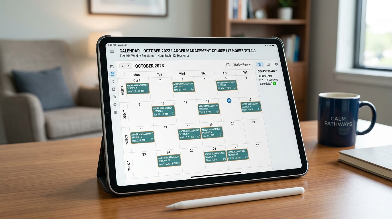 Weekly Class Schedule Calendar
